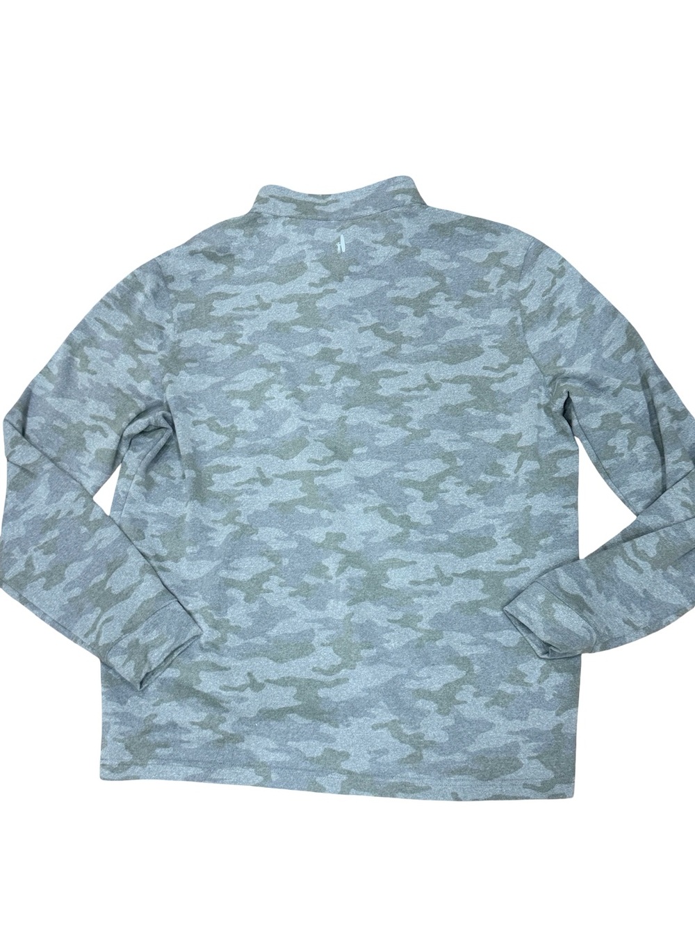 ✨ Johnnie-O Alabama Crimson Tide Gray Camo Quarter Zip Pullover Men’s Large - Picture 9 of 12